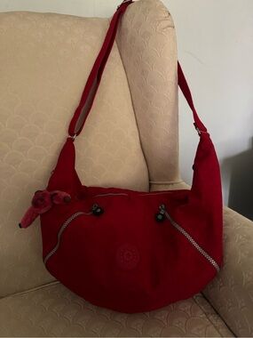 Kipling Vintage Red Shoulder Crossbody bag